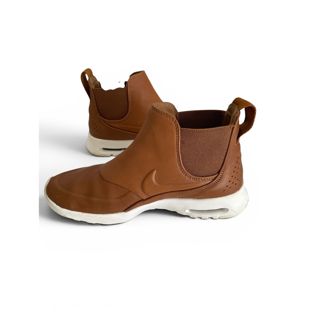 Nike Air Max Thea Mid Women's Size 6 Ale Brown Leather Sneakerboot 859550-200